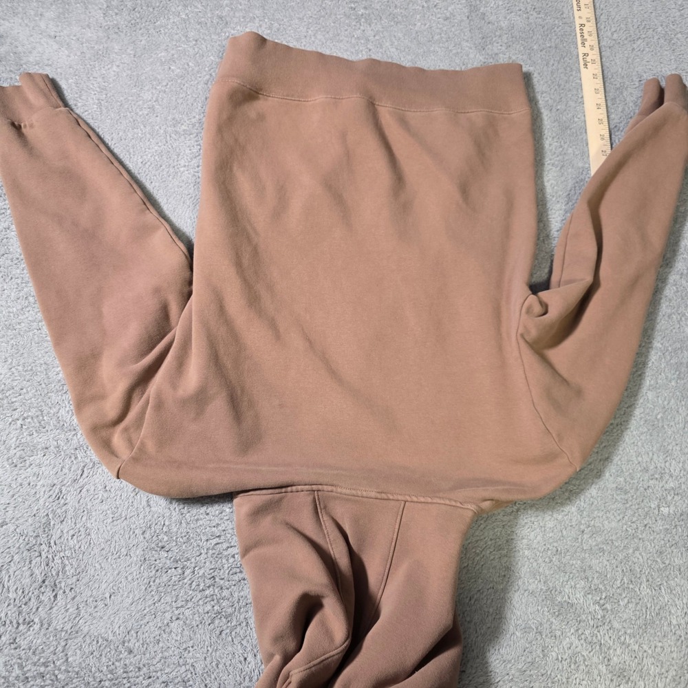 Athleta Womens Medium Retroplush II Hoodie Mauve Brown Fleece Lined Sweatshirt - Picture 5 of 6